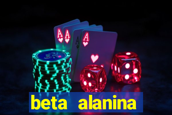 beta alanina aumenta a pressao